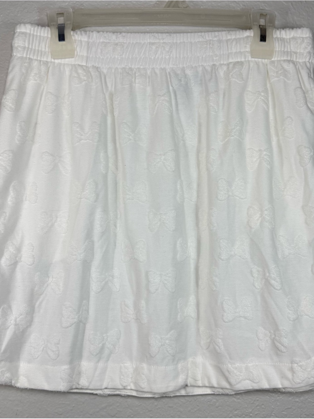 White Minnie‎ Mouse Skirt Womens Elastic Waist Size S Disneyland Disney World